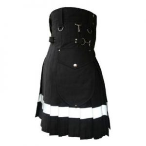 fashion black dress kilt