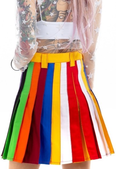 Women Hybrid Rainbow kilt