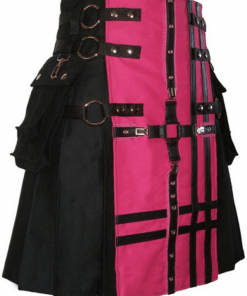 Pink Apron Black Kilt