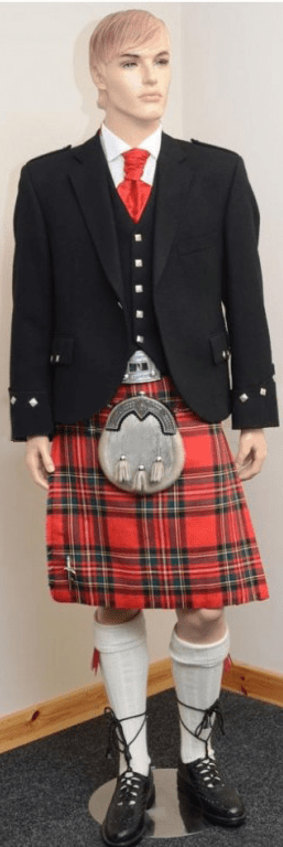 Royal Stewart Kilt Tartan Outfit