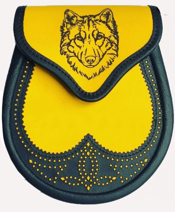 Fox Printed Leather Sporran