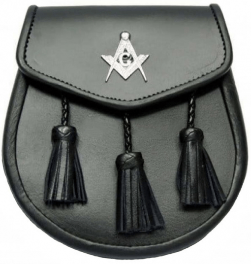 Masonic Leather Sporran