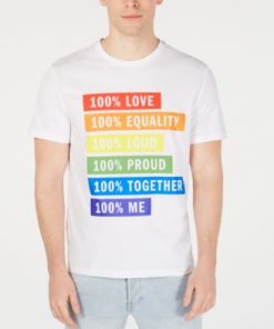 White LGBT T Shirt