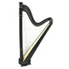 34 Strings Lever Harp Black