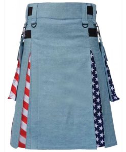 Blue Denim USA Hybrid Kilt