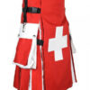 Swiss Flag Utility Kilt